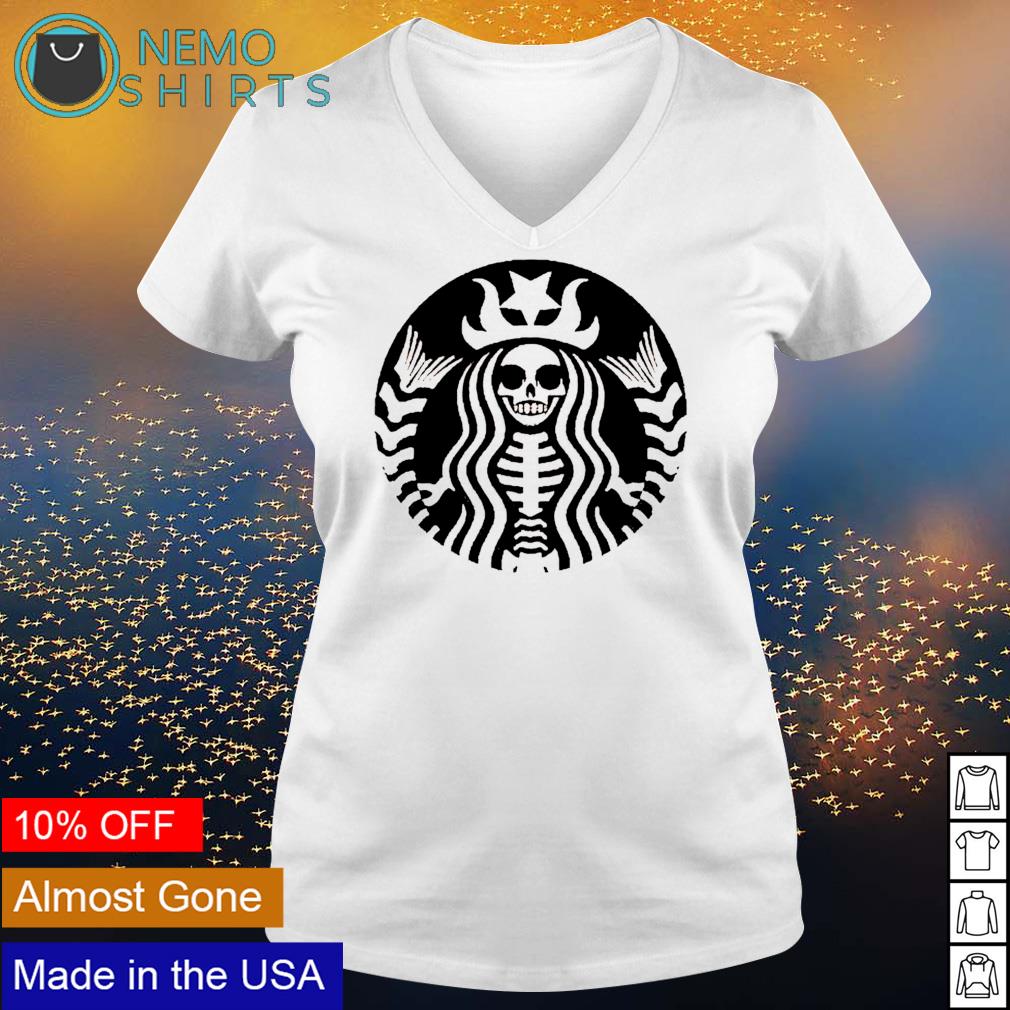 Detail Skeleton Starbucks Shirt Nomer 51
