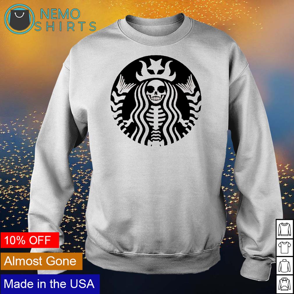 Detail Skeleton Starbucks Shirt Nomer 53