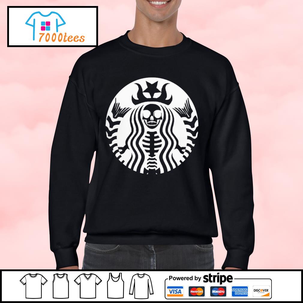Detail Skeleton Starbucks Shirt Nomer 57