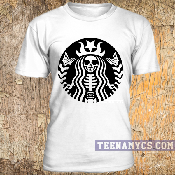 Detail Skeleton Starbucks Shirt Nomer 9