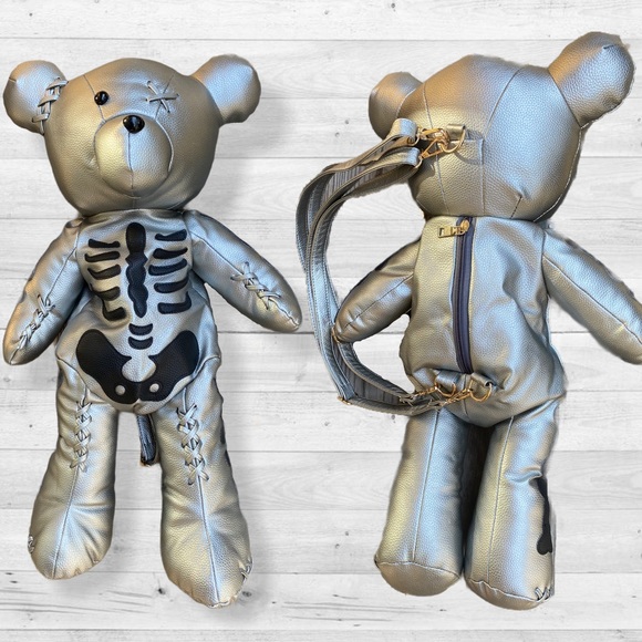 Detail Skeleton Teddy Bear Backpack Nomer 51