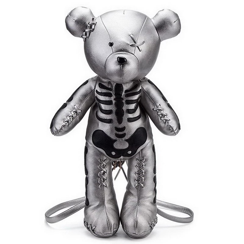 Detail Skeleton Teddy Bear Backpack Nomer 7