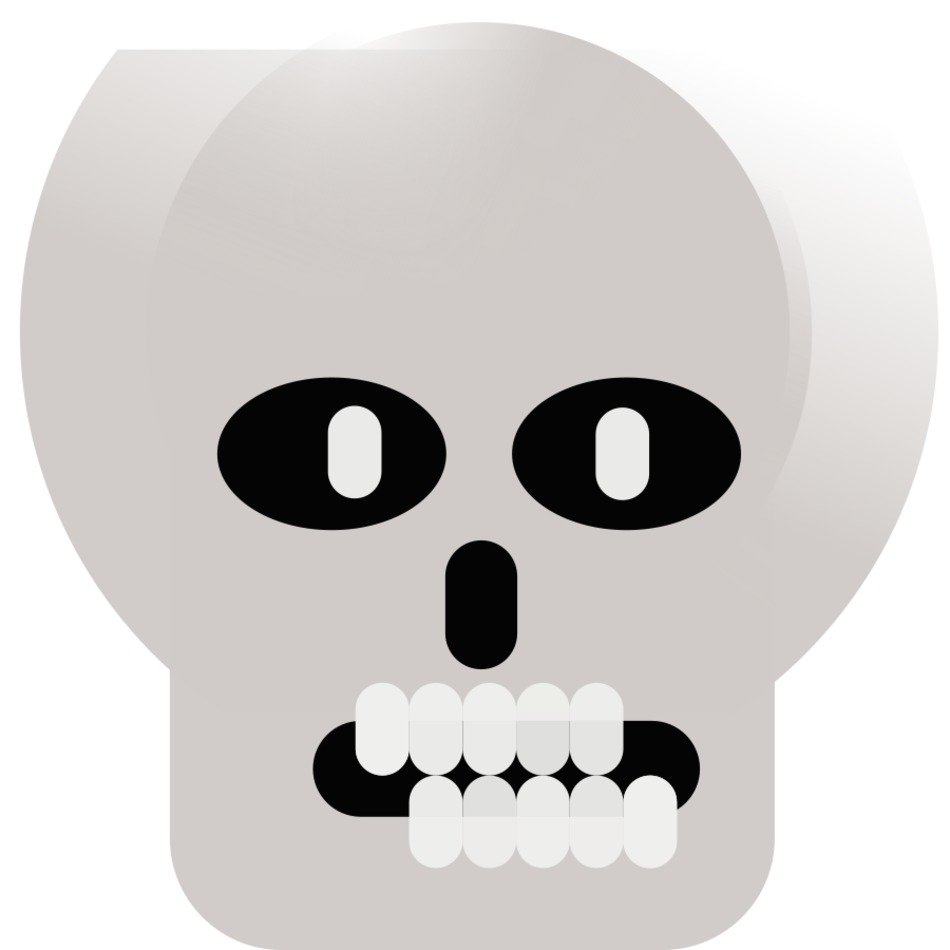 Detail Skeleton Teeth Clipart Nomer 47