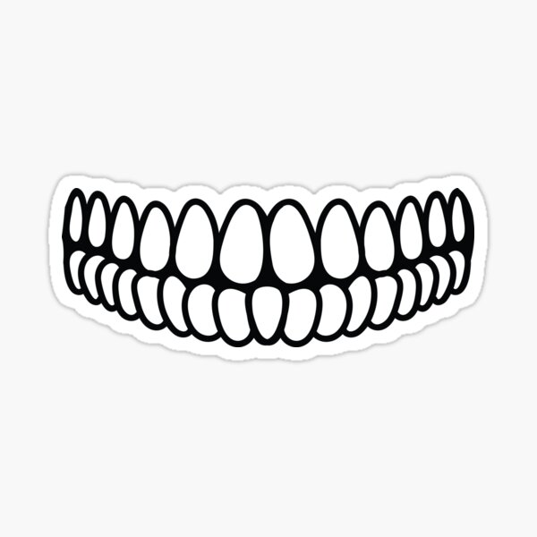 Detail Skeleton Teeth Clipart Nomer 6