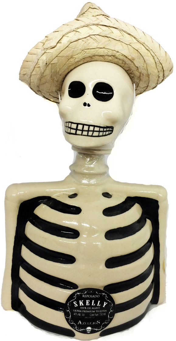 Detail Skeleton Tequila Bottle Nomer 3