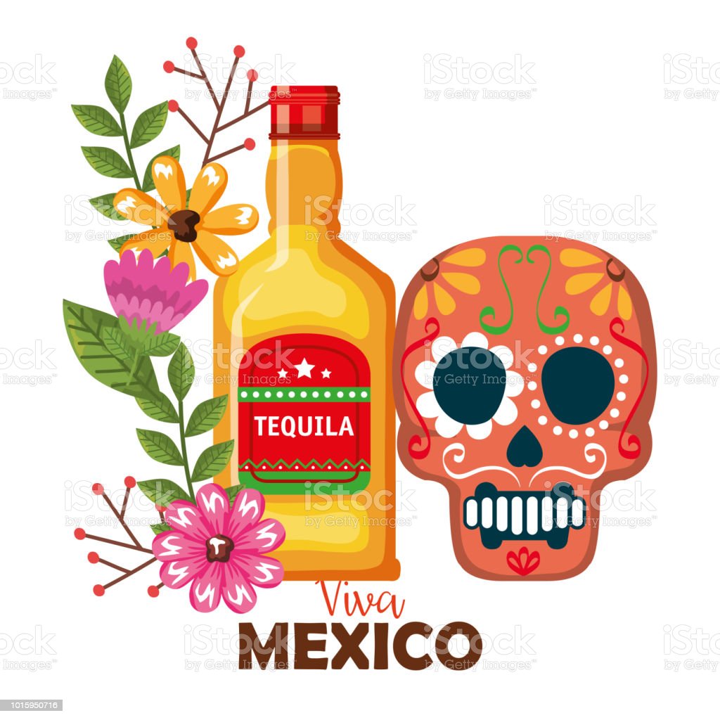 Detail Skeleton Tequila Bottle Nomer 48