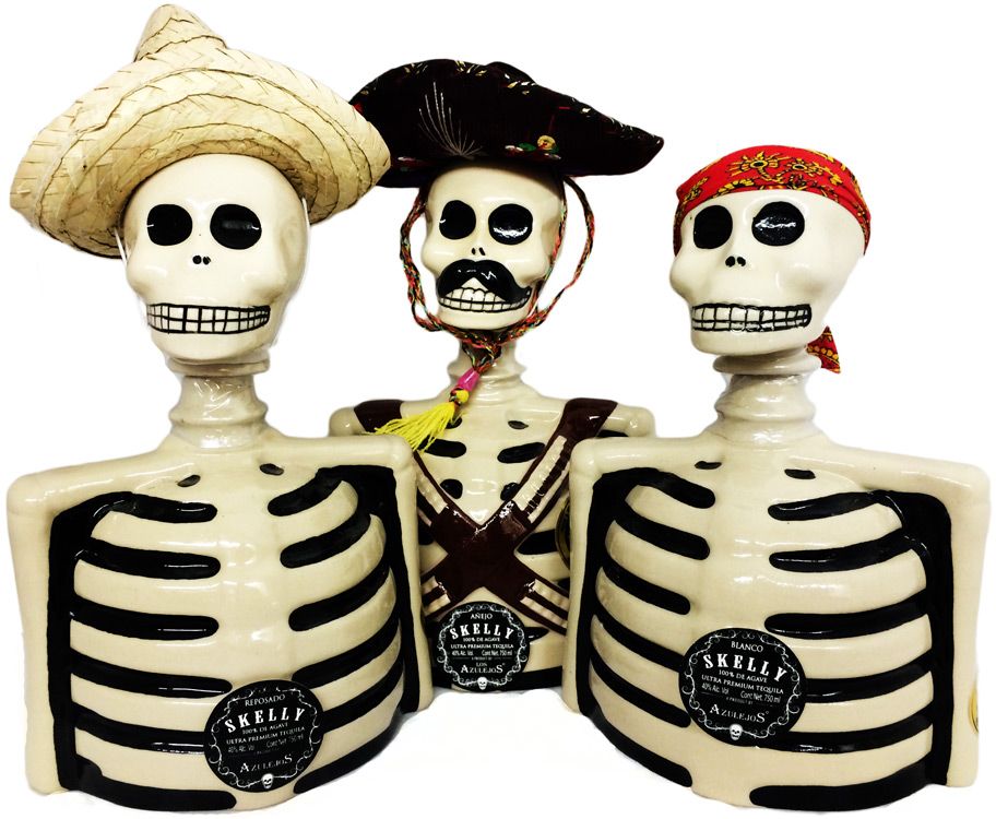 Detail Skeleton Tequila Bottle Nomer 8
