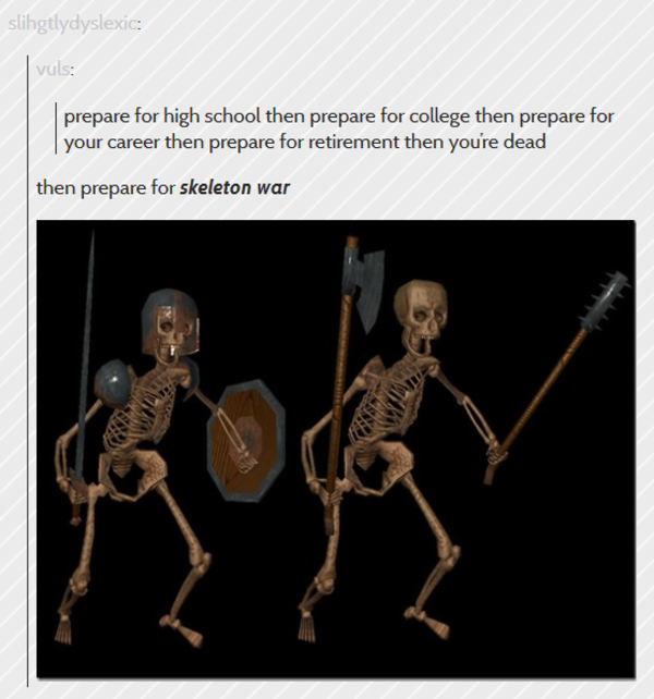 Skeleton War Meme - KibrisPDR