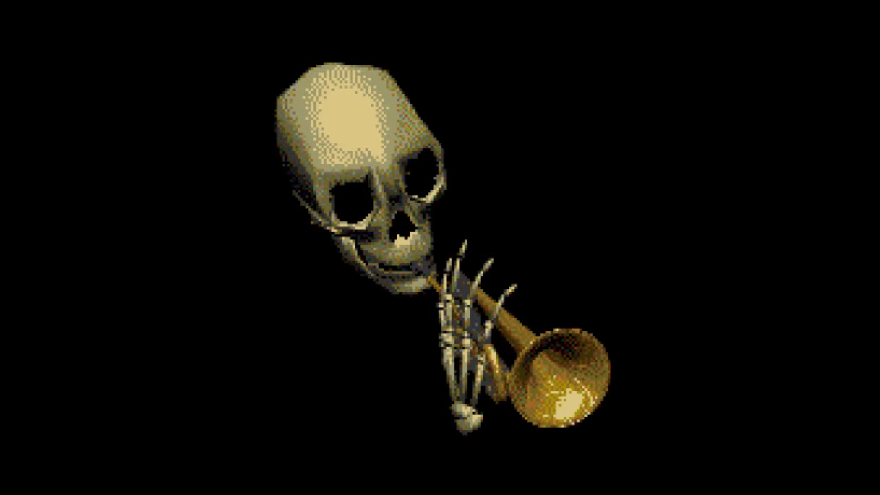 Skeleton With Trumpet Meme - KibrisPDR