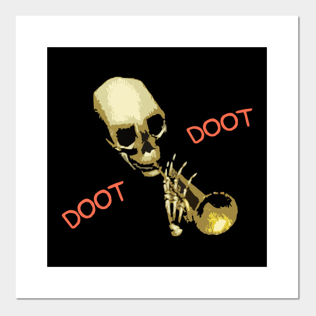 Detail Skeleton With Trumpet Meme Nomer 12