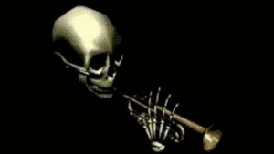 Detail Skeleton With Trumpet Meme Nomer 41