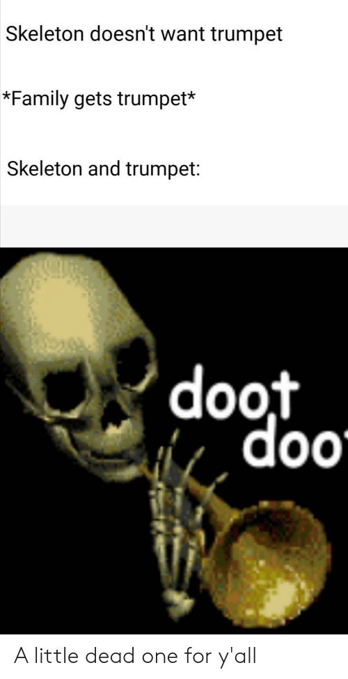 Detail Skeleton With Trumpet Meme Nomer 45