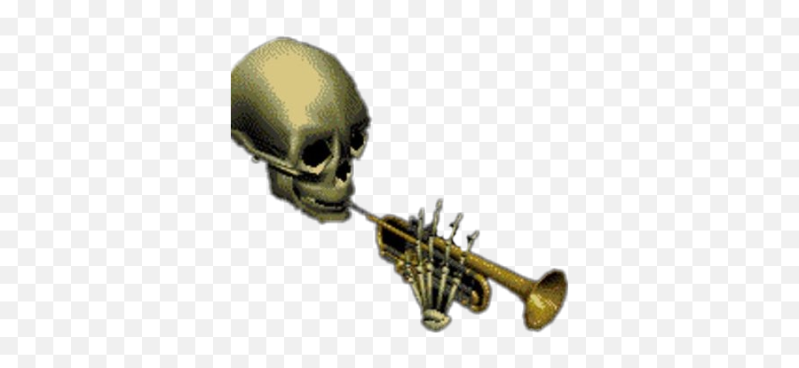 Detail Skeleton With Trumpet Meme Nomer 54