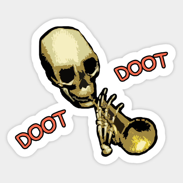 Detail Skeleton With Trumpet Meme Nomer 7