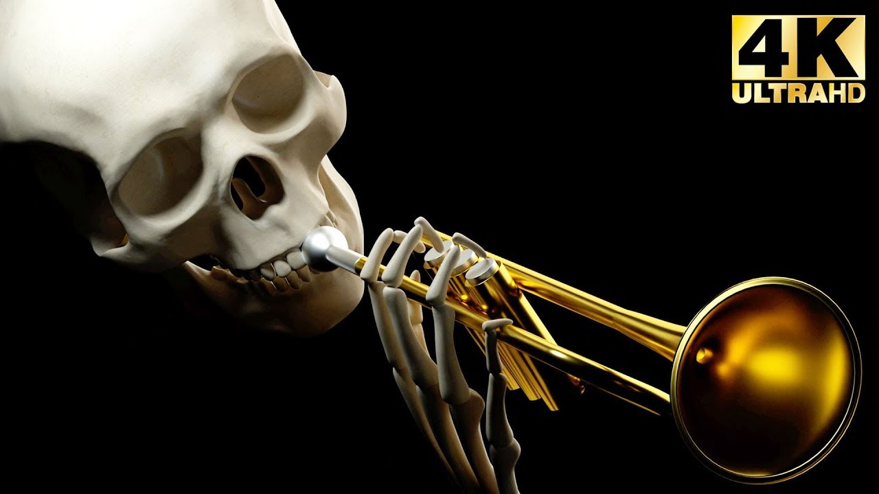 Detail Skeleton With Trumpet Meme Nomer 8