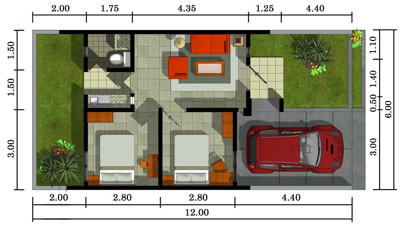 Detail Skema Bangunan Rumah Nomer 6