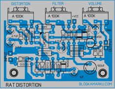 Detail Skema Efek Gitar Distorsi Nomer 35