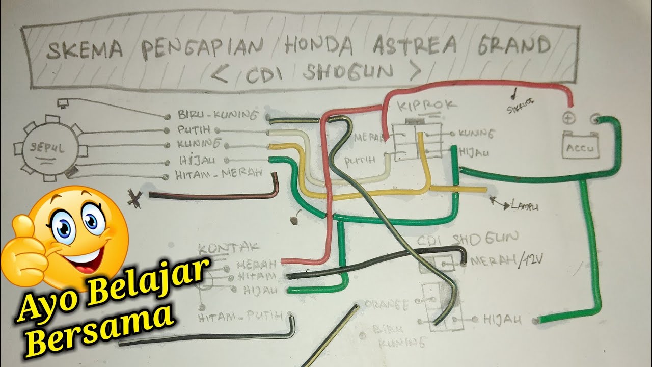 Detail Skema Kelistrikan Motor Honda Grand Nomer 11