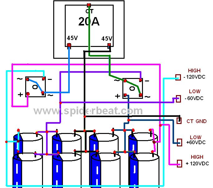 Detail Skema Power Amplifier Rakitan Nomer 2