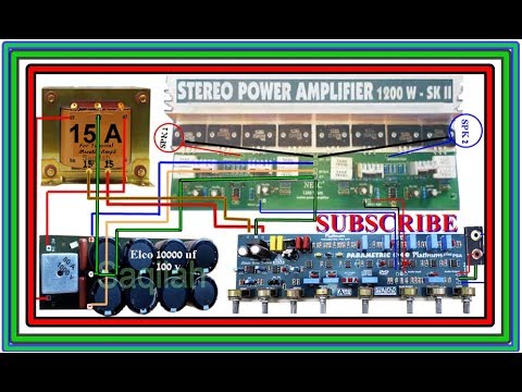 Detail Skema Power Amplifier Rakitan Nomer 14