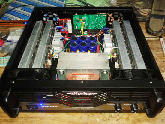Detail Skema Power Amplifier Rakitan Nomer 21