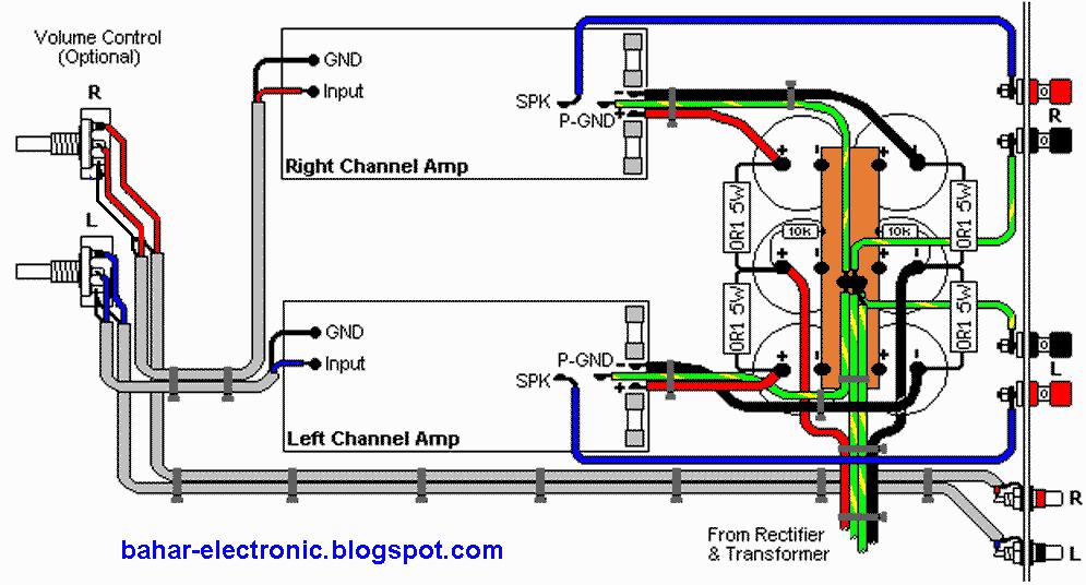 Detail Skema Power Amplifier Rakitan Nomer 25