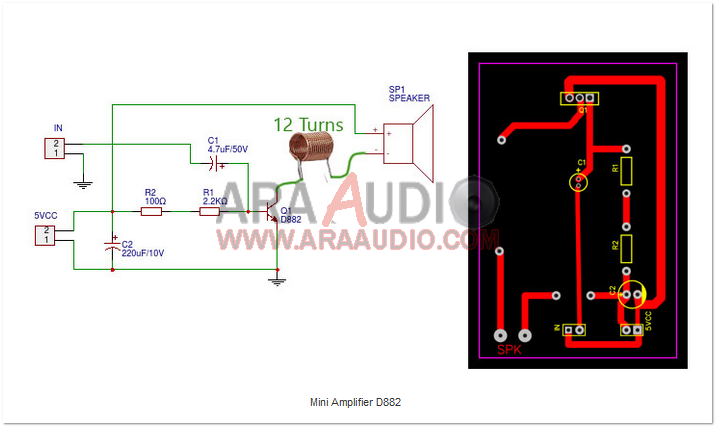 Detail Skema Power Amplifier Rakitan Nomer 33