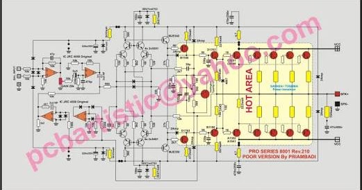 Detail Skema Power Amplifier Rakitan Nomer 36