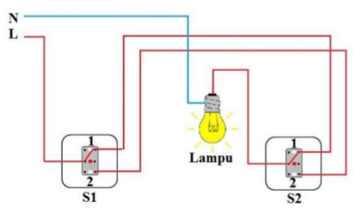 Detail Skema Saklar Lampu Rumah Nomer 13