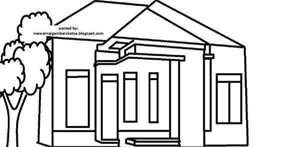 Detail Sket Gambar Rumah Nomer 53