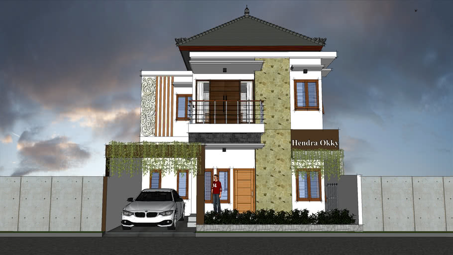 Detail Sket Gambar Rumah Minimalis 2 Lantai Nomer 29