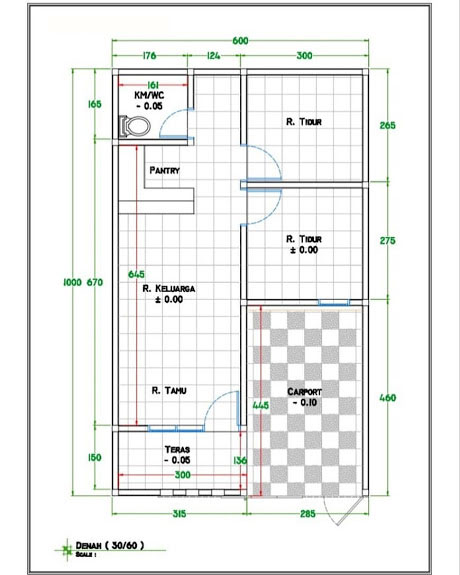 Detail Sket Rumah Nomer 21