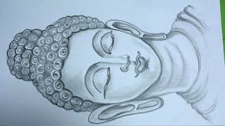 Detail Sketch Buddha Pencil Drawing Nomer 20