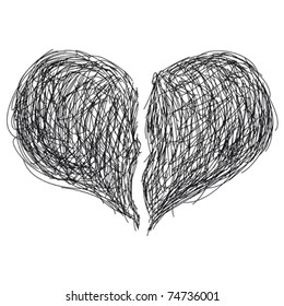 Detail Sketches Of Broken Heart Nomer 47