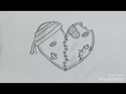 Detail Sketches Of Broken Heart Nomer 50