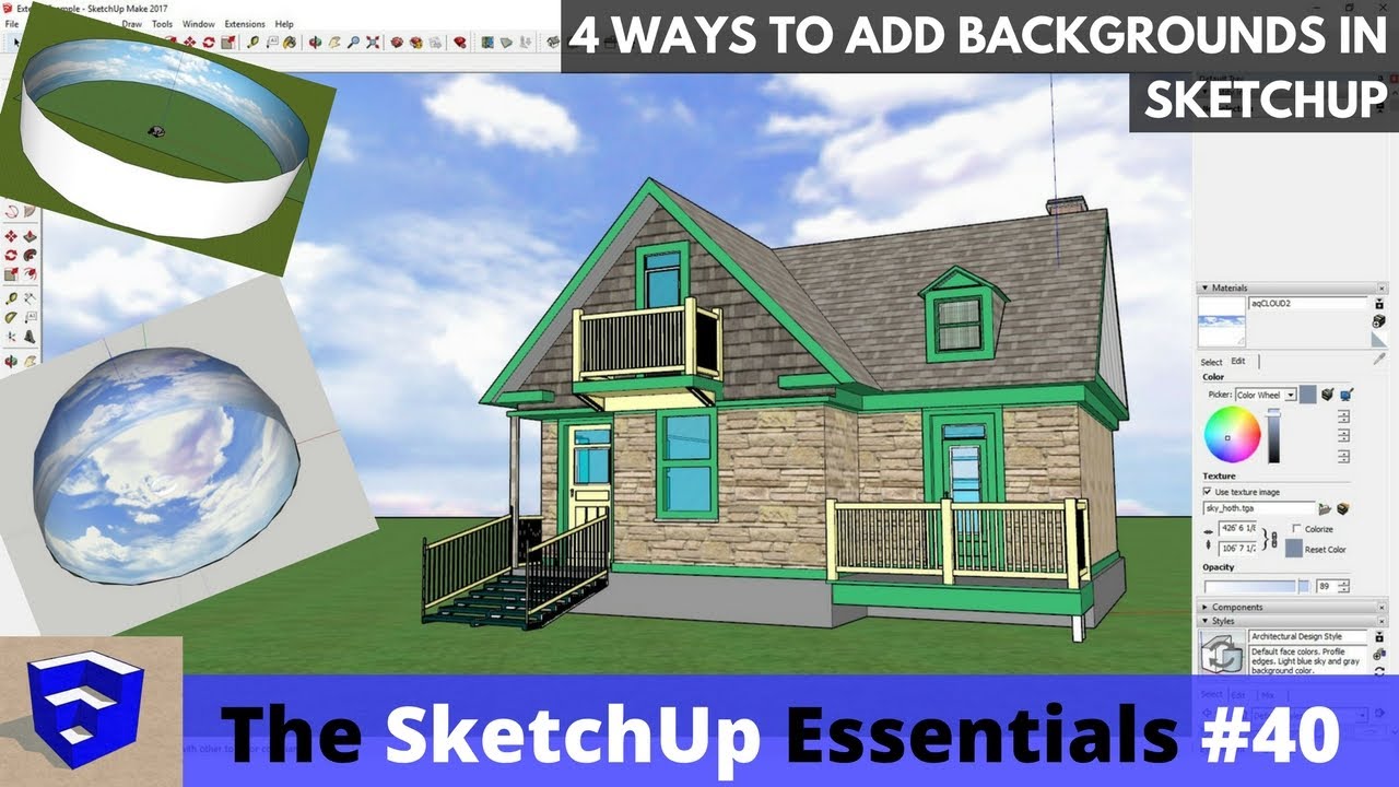 Detail Sketchup Background Nomer 19