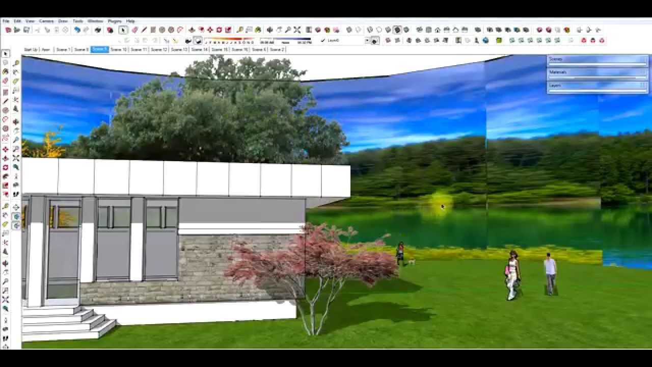 Detail Sketchup Background Nomer 26