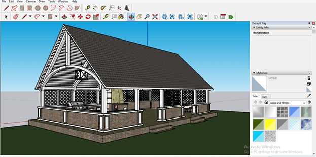 Detail Sketchup Background Nomer 34