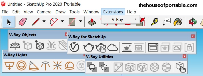 Detail Sketchup Portable With Vray Nomer 2