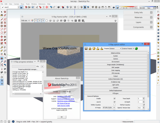 Detail Sketchup Portable With Vray Nomer 16