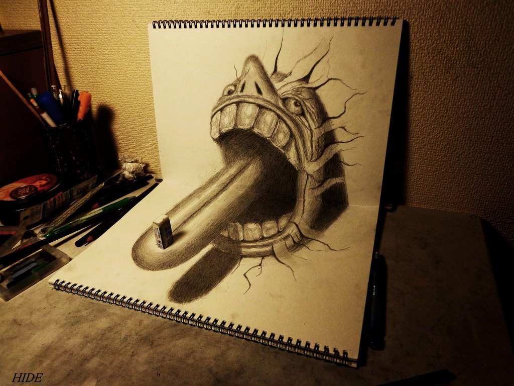 Detail Sketsa 3 Dimensi Nomer 52