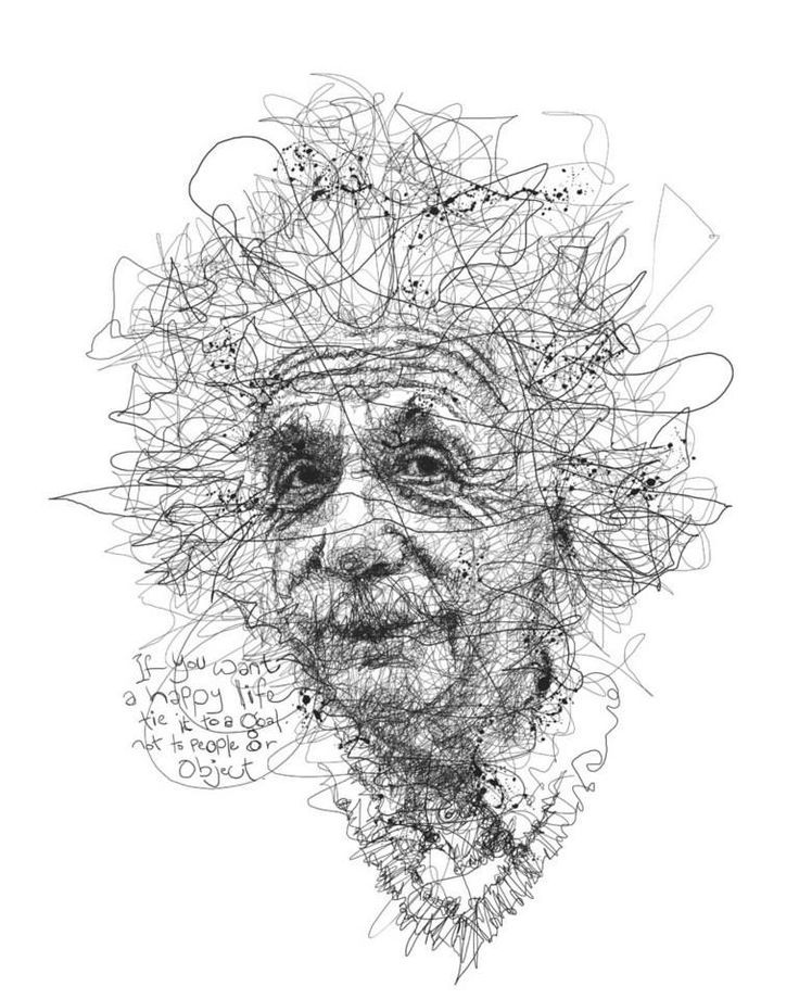 Detail Sketsa Albert Einstein Nomer 11