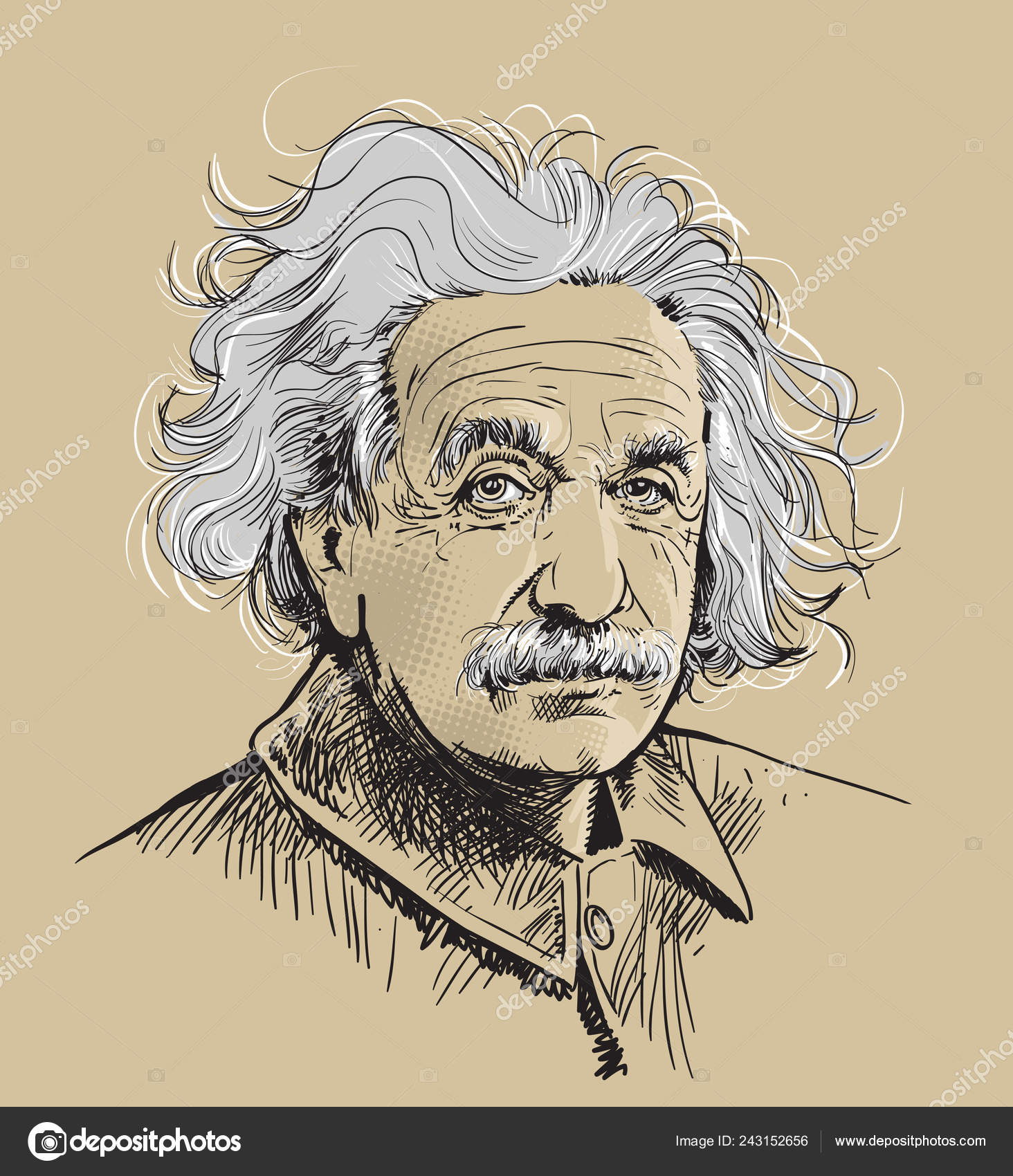 Detail Sketsa Albert Einstein Nomer 26