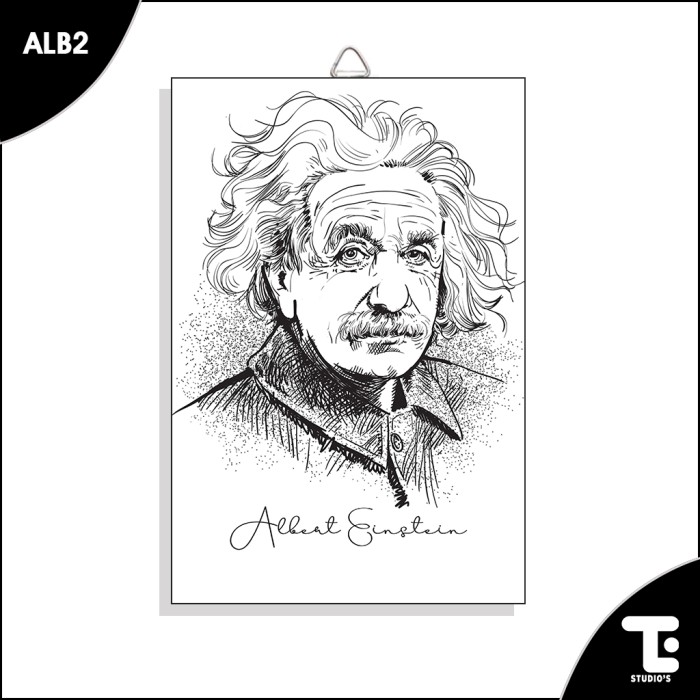 Detail Sketsa Albert Einstein Nomer 48