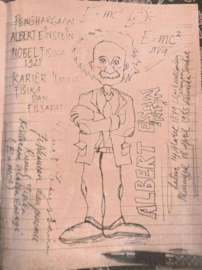 Download Sketsa Albert Einstein Nomer 51