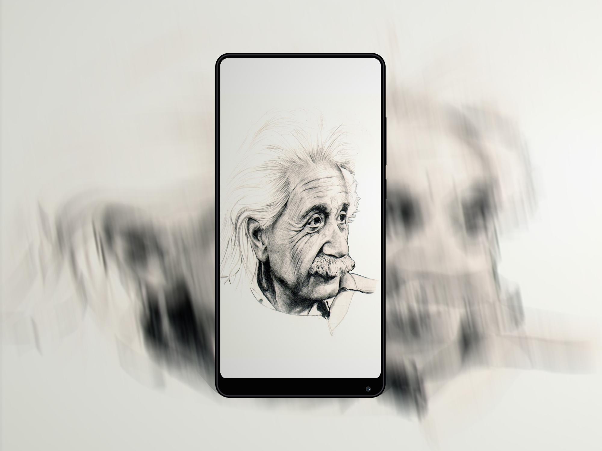 Detail Sketsa Albert Einstein Nomer 54