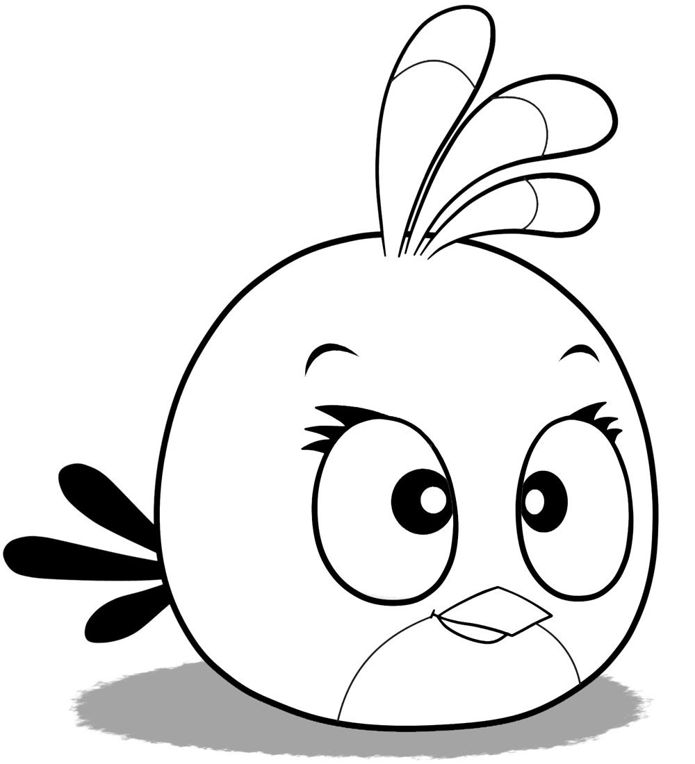 Detail Sketsa Angry Bird Nomer 33