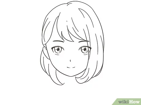 Detail Sketsa Anime Simple Nomer 3