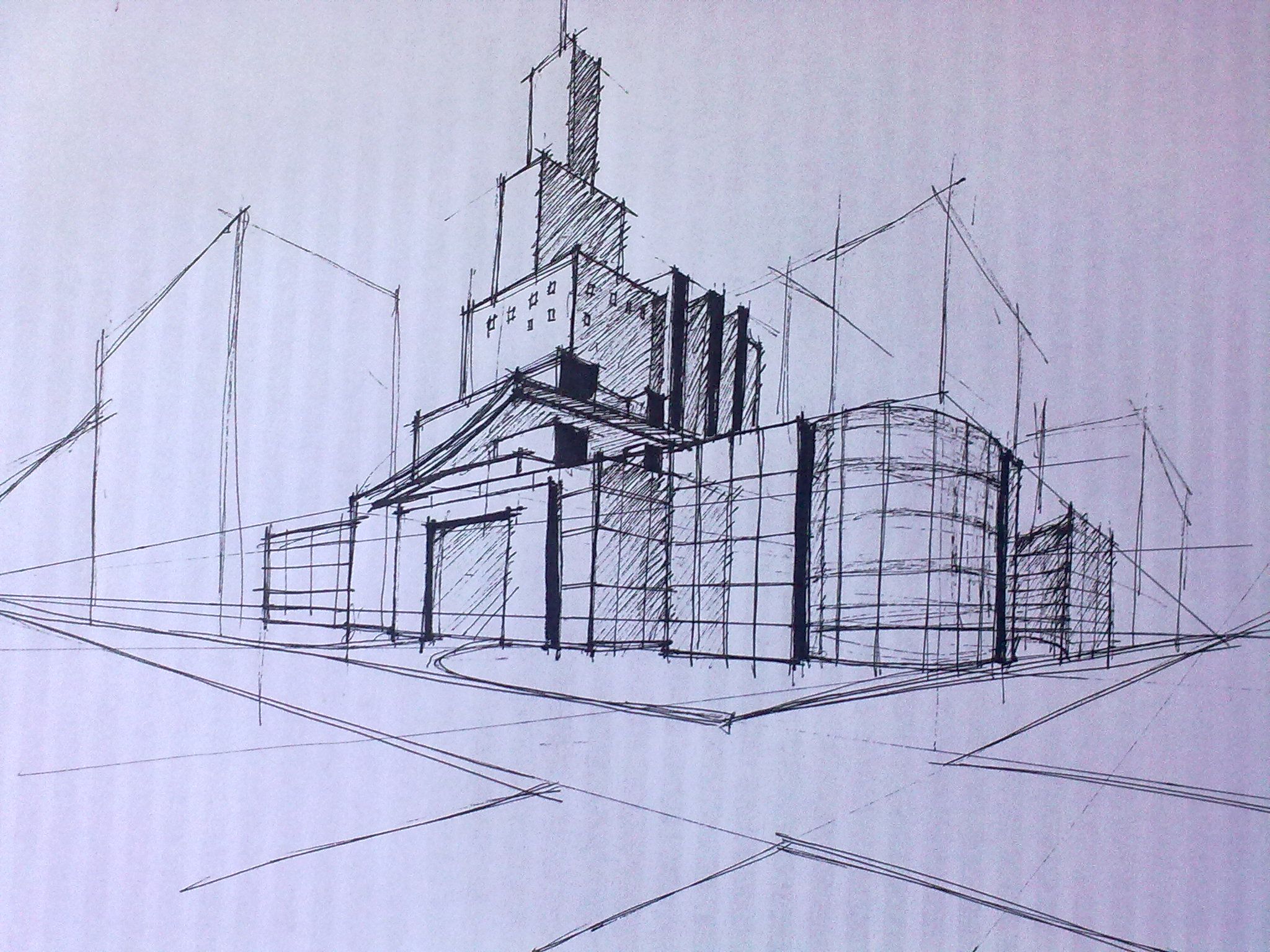 Sketsa Bangunan Gedung - KibrisPDR