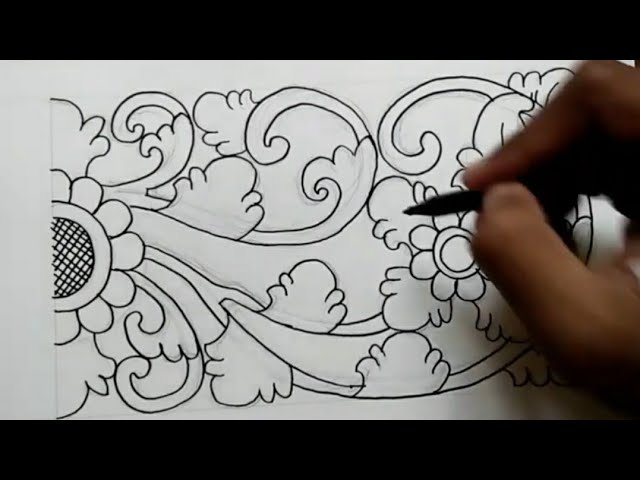 Detail Sketsa Batik Bali Nomer 11